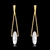 Picture of Hot Selling White Zinc Alloy Dangle Earrings in Bulk