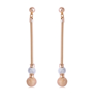 Picture of Classic Multi-tone Plated Dangle Earrings with Easy Return