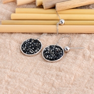 Show details for Buy Platinum Plated Swarovski Element Dangle Earrings with Low Cost Show details for Buy Platinum Plated Swarovski Element Dangle Earrings with Low Cost