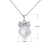 Picture of Nickel Free Platinum Plated Small Pendant Necklace with Easy Return