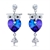 Picture of Good Swarovski Element Zinc Alloy Dangle Earrings