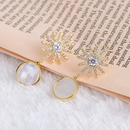 Show details for Copper or Brass Cubic Zirconia Dangle Earrings at Super Low Price Show details for Copper or Brass Cubic Zirconia Dangle Earrings at Super Low Price