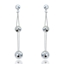 Show details for The Youthful And Fresh Style Of Platinum Plated Classic Drop & Dangle
