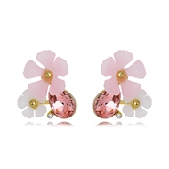 Picture of Great Value Pink Zinc Alloy Stud Earrings with Member Discount