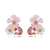 Picture of Great Value Pink Zinc Alloy Stud Earrings with Member Discount