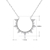 Picture of Shop Platinum Plated White Pendant Necklace with Wow Elements