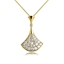 Show details for Copper or Brass White Pendant Necklace from Certified Factory