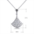 Picture of Trendy Platinum Plated White Pendant Necklace with No-Risk Refund