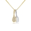Show details for Brand New White Delicate Pendant Necklace Factory Supply