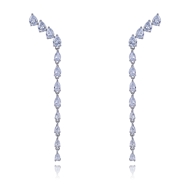 Picture of Great Cubic Zirconia Casual Dangle Earrings