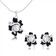 Picture of Affordable Zinc Alloy Gold Plated Necklace and Earring Set from Top Designer