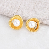 Picture of Shop Gold Plated Zinc Alloy Stud Earrings with Wow Elements