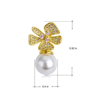 Picture of Best Artificial Pearl White Stud Earrings