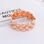 Show details for Fashionable And Modern Rose Gold Plated Concise Bangles