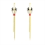 Show details for Delicate Cubic Zirconia Dangle Earrings at Great Low Price
