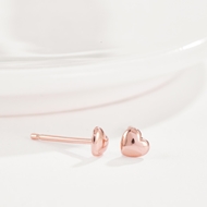 Picture of Shop Copper or Brass Rose Gold Plated Stud Earrings with Wow Elements