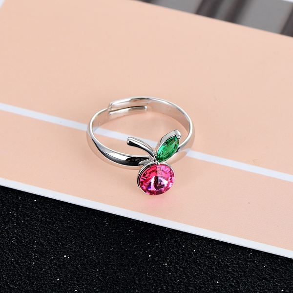 Picture of Top Swarovski Element Fashion Adjustable Ring