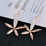 Picture of Cheap Zinc Alloy Opal Dangle Earrings From Reliable Factory