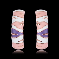 Picture of Inexpensive Rose Gold Plated Pink Stud Earrings from Reliable Manufacturer