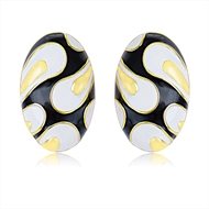 Picture of New Enamel Zinc Alloy Stud Earrings