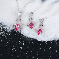 Picture of Affordable Platinum Plated Zinc Alloy Necklace and Earring Set from Trust-worthy Supplier