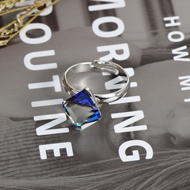 Show details for Fancy Casual Platinum Plated Adjustable Ring Show details for Fancy Casual Platinum Plated Adjustable Ring