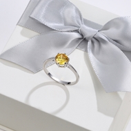 Picture of New Season Yellow Casual Fashion Ring with SGS/ISO Certification