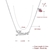 Picture of Delicate Cubic Zirconia 925 Sterling Silver Pendant Necklace