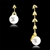 Picture of Bulk Gold Plated Cubic Zirconia Dangle Earrings with Speedy Delivery