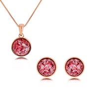 Picture of Filigree Casual Rose Gold Plated Necklace and Earring Set