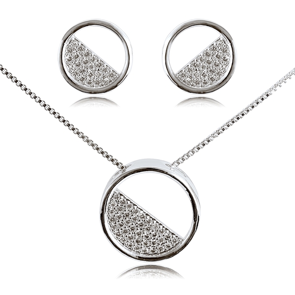 Picture of Affordable Platinum Plated Classic Necklace and Earring Set from Trust-worthy Supplier