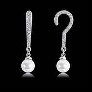 Picture of New Season White Casual Dangle Earrings with SGS/ISO Certification