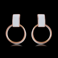 Picture of Good Enamel Gold Plated Stud Earrings