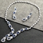 Show details for Copper or Brass Cubic Zirconia Necklace and Earring Set From Reliable Factory