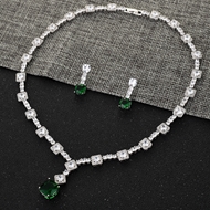 Show details for Copper or Brass Green Necklace and Earring Set from Certified Factory Show details for Copper or Brass Green Necklace and Earring Set from Certified Factory