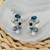 Picture of Zinc Alloy Blue Stud Earrings at Great Low Price