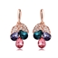 Show details for Nickel Free Rose Gold Plated Casual Dangle Earrings with No-Risk Refund