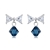 Picture of Distinctive Blue Copper or Brass Dangle Earrings with No-Risk Refund