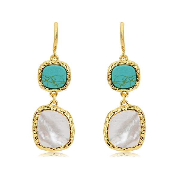 Picture of Zinc Alloy White Big Hoop Earrings with Full Guarantee