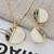 Picture of Sparkling Casual Gold Plated Necklace and Earring Set