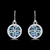 Picture of Attractive Blue Shell Dangle Earrings For Your Occasions