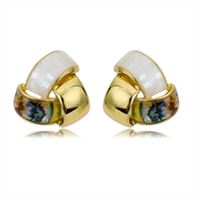 Show details for Classic Shell Stud Earrings with Fast Delivery