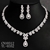 Picture of Copper or Brass Cubic Zirconia Necklace and Earring Set with Unbeatable Quality