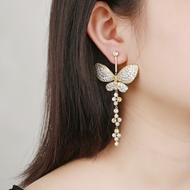 Picture of Casual Butterfly Dangle Earrings with Beautiful Craftmanship