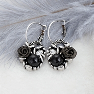 Show details for Latest Casual Artificial Pearl Small Hoop Earrings for Girlfriend