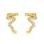 Show details for Nice Cubic Zirconia Gold Plated Stud Earrings