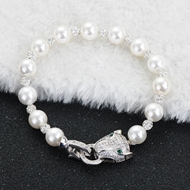 Show details for Designer Platinum Plated Classic Fashion Bracelet with Easy Return Show details for Designer Platinum Plated Classic Fashion Bracelet with Easy Return