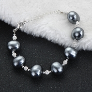 Show details for Classic Platinum Plated Fashion Bracelet with Speedy Delivery Show details for Classic Platinum Plated Fashion Bracelet with Speedy Delivery