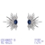 Picture of Luxury Blue Big Stud Earrings Online Only