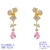 Picture of Luxury Cubic Zirconia Dangle Earrings with Wow Elements